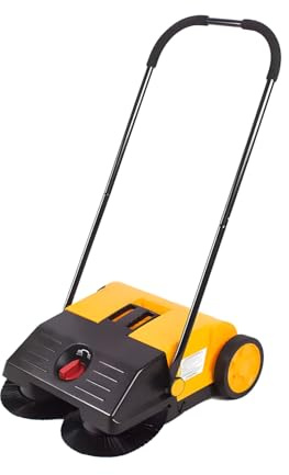 Spazzatrice Manuale con Raggio 55 cm, 25 lt – Facile da Riporre e Regolabile