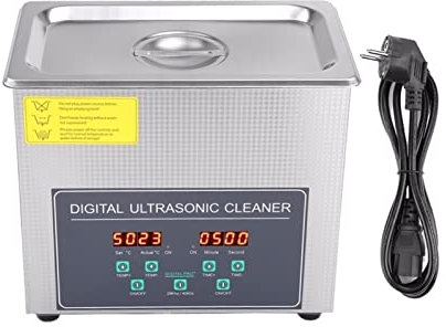 Nettoyeur à ultrasons 10L Ultrasonic Cleaner Double fréquence Temps numérique Ultrasound Machine de lavage for les verres de bijoux Nettoyage de montre pour usage quotidien