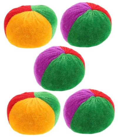 INOOMP 5stücke Mini Bean Bags Wurfspiel Für Junge Mädchen Farbig Lernspielzeug Zur Verbesserung Der Hand-Augen-koordination Für Partys Und Familienfeiern