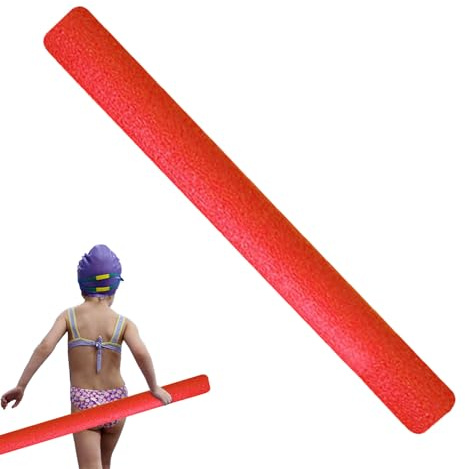 Tubo in schiuma di noodle per piscina, tubo in schiuma di noodle da 59 pollici in schiuma leggera per divertimento galleggiante, pasta da nuoto in schiuma cava, bastone galleggiante per piscina, pasta