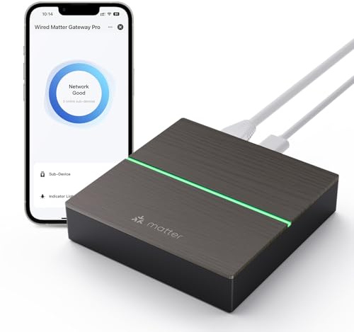 MIUCDA Zigbee y Matter Thread Gateway - Hub mate para automatización doméstica, compatible con Alexa, Asistente de Google, Apple HomeKit