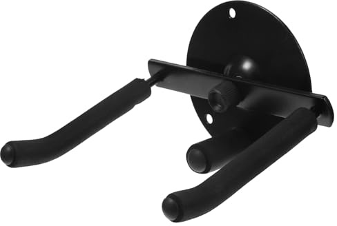 Homoyoyo Support Mural pour Trompette en Métal Noir, Crochet de Présentation Compact, Support Suspendre Stable et Gain de Place pour Chambre, Accessoire Pratique pour Rangement