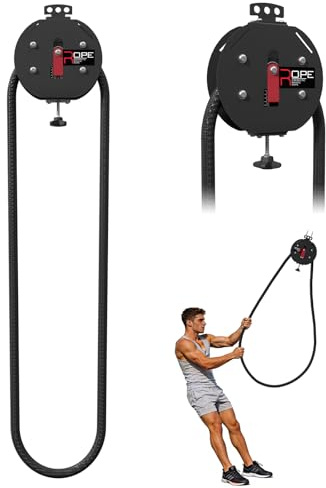 Endless Rope Trainer for Home Gym, Portable Infinity Ropes Machine with 14 FT Closed-Loop Nylon Rope, 66LB Max Resistance Full Body Workout for Beginners Fitness Enthusiasts Seniors