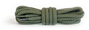Kaps Cordones redondos, cordones de algodón 100% duraderos hechos en Europa, 1 par, colores y longitudes
