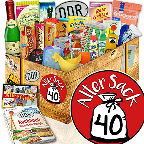 Alter Sack 40 ++ Geschenkidee Mann ++ Ostalgie Geschenkset