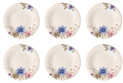 Villeroy & Boch Mariefleur Gris 6er Set Frühstücksteller rund D. 21cm