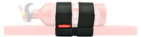 TrunkExpert Supporto per estintore per Auto Organizzatore Protezione antincendio Trasporto Sicuro di Un estintore Montaggio Facile Universale 39-44 cm x 13 cm per Triangolo di Emergenza