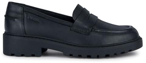 Geox J Casey Girl C Mocasin para Niñas, Negro J36, 35 EU