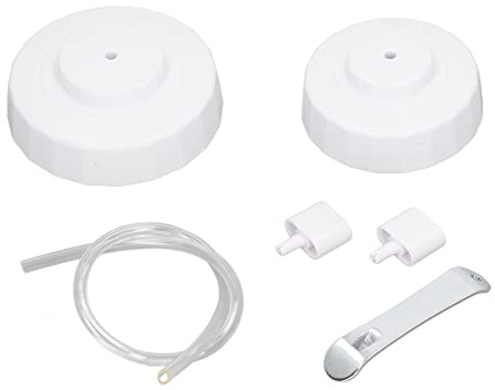 Vacuum Sealer Kit for Wide Regular Mouth, Mason Jar Sealer Food Storage Manual Vacuum Sealing Kit with Hose for Food Saver Regular