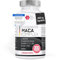 Maca Kapseln 4800mg je Tagesdosis - 200 Maca hochdosiert mit L-Arginin, Granatapfelextrakt, Vitamin C, D, Selen, Zink und Citrullin – veganer 20:1 Maca Extrakt schwarz ohne Zusätze.