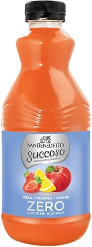 San Benedetto Succoso Zero al Gusto di Mela, Fragola e Limone 900ml - Novita 2023