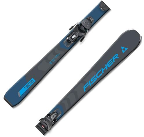 Ski Alpinski Carvingski On-Piste-Rocker - Fischer RC Trend SLR - 165cm - inkl. Bindung RS9 SLR Z2,5-9 - Modell 2024 - All Mountain Ski - geeignet für Einsteiger bis Fortgeschrittene