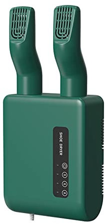 Wand-Schuhtrockner, Elektrischer Schuhtrockner, Timing-Klebstoff, Wandmontage, Kompakte Schuhtrocknungsmaschine Für Stiefel (CN-Stecker)(Grün)