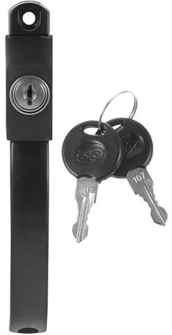 Hemobllo Serratura Per Finestra Con Maniglia Ergonomica Lega Di Alluminio Blocco Sicuro Con Chiave Per Finestre e Armadi Facile Installazione e Design Elegante Protezione Antifurto Per