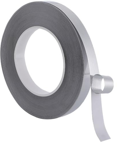 GORGECRAFT 50mX15mm Nastro per Bordi per Carta Da Parati Flessibile Modanatura In Argento Rifiniture per Pareti Stacca e Incolla Strisce per Finiture Autoadesive per Bordi Da Parete Adesivo Finitura