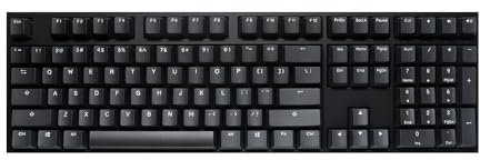 Ducky Origin Black Double Shot PBT Mechanical Keyboard (Cherry MX Blue)