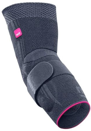 medi Epicomed - Ellenbogenbandage - Unisex - silber - Größe V - Kompressionsbandage zur Stabilisierung des Gelenks bei Tennisarm oder Golferarm - Beidseitig tragbar - Ellenbogen - atmungsaktiv
