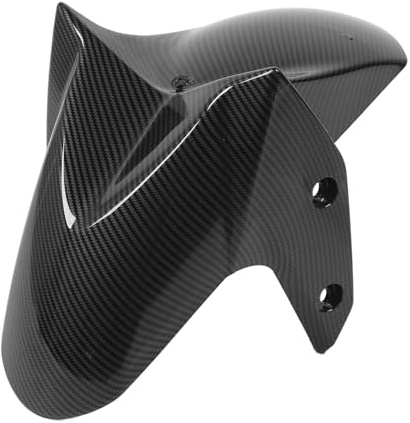 Motorcycle Front Mudguard,KIMISS Carbon Fiber Style Front Mudguard Splash Guard Tire Hugger Motorbike Mudguard Mudflap for NMAX 125 155 2020‑2024