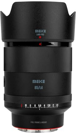 Meike 85mm F1.4 AF STM Full Frame Auto Focus Telephoto Lens Fixed Prime Portrait Lenses for Sony E Mount Mirrorless Cameras A7SIII A9II A7RIV A7IV A7III A9 A7II A7RII etc