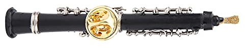 Oboe-Form-Brosche, Musikinstrument, Basteln, Kleidung, Dekoration, Besonders und Attraktiv, Schönes für Freunde oder Familie