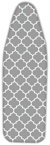 Lichi Bügelbrettbezug, 125 x 45 cm, dreilagiger dicker Bezug aus reiner Baumwolle, verstellbare Größe, Bügelbrettbezug, kleiner Bügelbrettbezug (S)