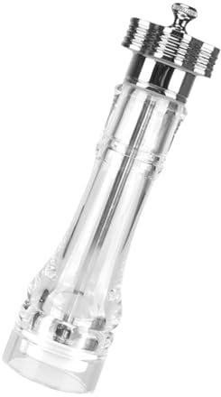 ycezw Manual Pepper Mill and Salt Shaker, Salt Pepper Mill Arcylic - Refillable Flavor Grinder | Black Pepper Pepper Peppercorn Grinder Coarse Sea Salt