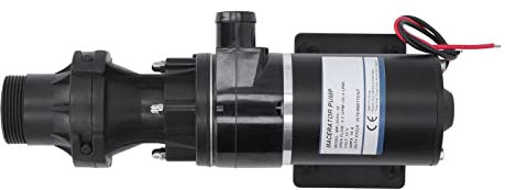 Spacnana Macerator Waste,12V Self Priming RV Macerator Pump Low Noise, Overload for Boat Home Industry (DC24V)