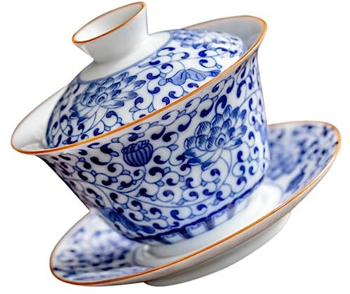 Cabilock Tazza Da Tè Piattino Set Di Porcellana Ciotola Da Tè Cinese Elegante Zuppiera Vintage Tazza Da Tè Per
