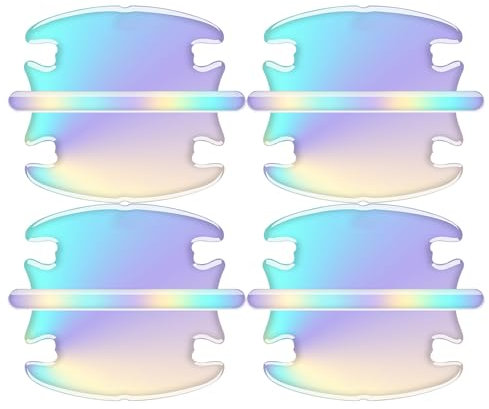Protection de Poignée de Portière - Autocollant Anti-Rayures pour Cavité de Poignée | Set Adhésif Décoratif de Protection Extérieure pour Automobile