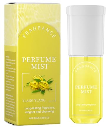 Hårparfym – långvarig doftspray | Ylang Ylang doft hårdimma | lätt bärbar | parfym för hud och hår, 100 ml blomkroppsspray för dejting, daglig användning