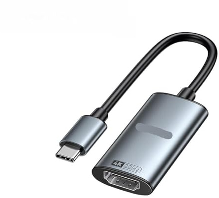 Compatible Avec Essager, Adaptateur HDMI Vers USB-C 8K@60Hz Compatible Avec IPhone/MacBook/Samsung, S24 Et Convertisseur TV 4K 144Hz.(4K 30Hz)