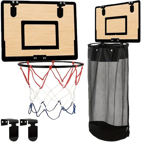 2-i-1 baskettvättkorg hängande tvättkorg med basketkorg inomhus tvättkorg för sovrum badrum sovsal, present till barn och vuxna
