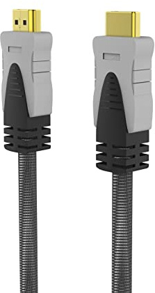 INCA IHD-05T Cable HDMI 2.0 de Alta Velocidad, 4K y 3D, 5 Metros