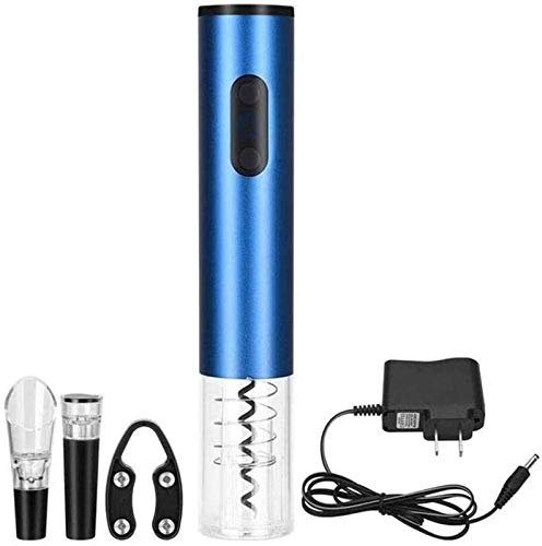 WERCHW Conjunto de abridor de vinos eléctricos, camareros Amigo profesional sacacorchos automáticos de botella de vino Aperador de acero inoxidable con cortador de lámina para hogar, restaurante, fies