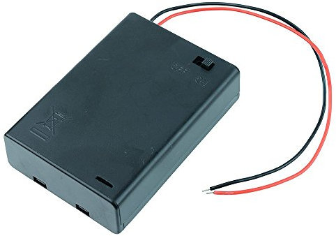 AA x 3 Enclosed Battery Holder W/Switch 150mm DIY Hobby Electronics
