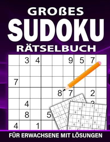 Großes Sudoku-Rätselbuch für Erwachsene