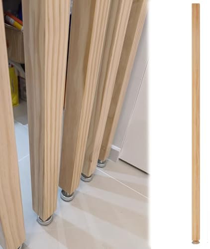 WLCGYD Paravent Raumteiler Innen Trennwand Raumteiler Lamellen, Holz Sichtschutz Raumtrennung Trennwand Pfosten Säule, 240 220 200 170 180 150 cm(1pc,140cm/55.1in/4.6ft)