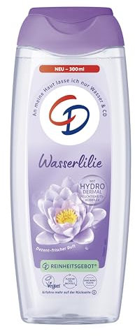 CD Dusche 'Wasserlilie' | Duschgel mit Wasserlilien-Extrakt | Feuchtigkeitsspendendes Pflegeprodukt für empfindliche Haut | mit Hydro-Dermal-Komplex | ohne Mikroplastik & vegan | 300ml