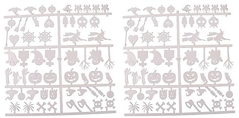 2 tableros de letras de Halloween con personajes para tablero de mensajes de fieltro, para el hogar, oficina, boda, cumpleaños, Navidad