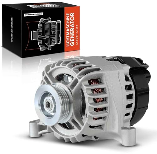 Frankberg Alternador Alternador con Polea de Rueda Libre Gasolina Compatible con 169 1.1L-1.4L Punto 188 1.2L-1.4L Punto 199 1.4L Replace# 23266,46542889