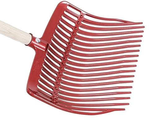 NG NICCOLAI FORCHE IN POLIPROPILENE PP PER MANEGGIO VARIE TIPOLOGIE E FORME CON O SENZA MANICO IN LEGNO MADE IN ITALY (CM.40 RIDING FORK CON MANICO)