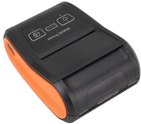 Walfront Quittungsdrucker Portable Mini Thermal -Quittungsdrucker USB Quittungsrechnung Ticketdrucker für den Einzelhandel für Restaurantverkäufe 1500mah