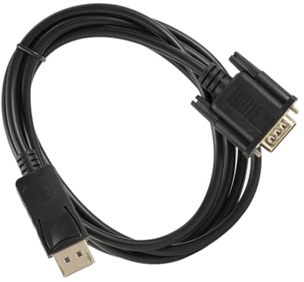 LRXIYODE Câble Adaptateur Displayport vers Vga avec Connecteurs Plaqués Or pour Transmission Vidéo HD Fiable Compatible Moniteur Projecteur et Ordinateur de Bureau