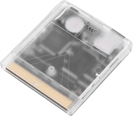 YUEHISY Scheda di Gioco da 8 GB Adatta per Console GBC, Cartuccia Multigioco con Memoria Incorporata con Salvataggio Automatico, Compatibile con Gameboy Advance SP Light (Bianco trasparente)