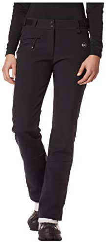 Ultrasport Advanced Pantaloni softshell Tilda da donna, pantaloni da sci, pantaloni da snowboard, Nero, S