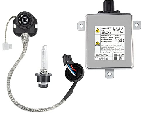 RANSOTO W3T19371 Xenon HID Headlight Ballast Compatible with Acura TL TSX ZDX MDX RDX ILX Honda Accord Odyssey Mazda 3 5 CX-5 Mitsubishi Lancer with Igniter D2S Bulb Replaces W3T16271 W3T15671