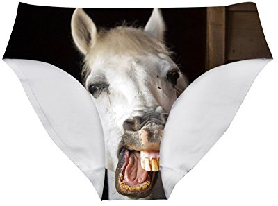 Amzbeauty Mutandine Divertenti da Donna con Gatto Galassia Sexy Carine Birichine Regalo per Addio al Nubilato, XL