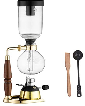 JITEM Kaffeemaschine Siphon Kaffeemaschine Manuelle Retro Vakuum Glas Siphon Topf Perkolatoren 1-5 Tassen Glas Tabletop Siphon Kaffeemaschine für Kaffee oder Tee