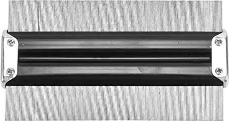 Eighosee Konturenlehre aus Metall, 15,2 cm, gebogenes Messlineal, metrische Konturfüße, Profillehre