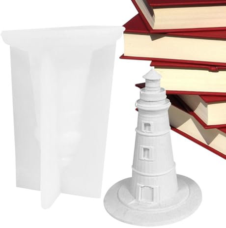 -Silikonformen, Leuchtturm-Kerzen-Harzornamente,Antihaft-Leuchtturm-Design, Kunsthandwerk | Kerzenherstellungsformen, Gießform aus Kunstharz, sicher, weich, einfach zu verwenden